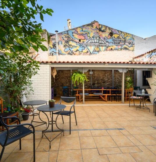 Dioskouros Hostel Athen Exterior foto