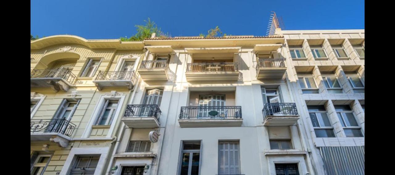 Dioskouros Hostel Athen Exterior foto